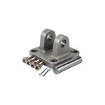 SMC® NCA1-D400 CS1 Double Clevis Bracket With Pin, For Use With NCA1 Air Cylinders, 4 in Bore, MP2 Mount