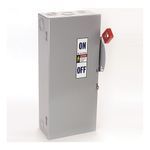 Rockwell Automation 1494H-CA3H6 Fusible Heavy Duty Safety Switch, 600 VAC, 60 A, 5 hp, 3 to 10 hp, 7-1/2 to 15 hp, 10 hp