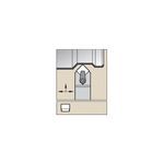 Kennametal® 1096910 Kendex™ Indexable Turning Toolholder, CSDP Tool Holder, Insert Compatibility: SP.422, Neutral Cutting Direction, 3/4 in H x 3/4 in W Shank, 0 deg Lead Angle, 5 deg Positive Rake, 4-1/2 in OAL