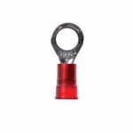 Scotchlok™ MV18-6R/SX Standard Ring Tongue Terminal, 22 to 18 AWG Conductor, 0.8 in L, 0.07 in ID Brazed Barrel, ETP Copper, Red