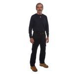 TECGEN® FR PNT9SU44X32 Performance Utility Pant, 44 in Waist, 32 in L Inseam, Navy, Duck
