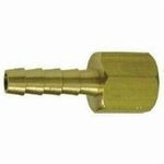 Midland Industries 32053 Rigid Hose-to-Pipe Adapter, Adapter, 1/4 in, Barb x FNPTF End Style, Brass, Import Domestic/Import
