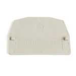 Rockwell Automation End Barrier, Gray (Standard), Qty. 50