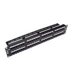 Suttle® 2-7032-48 Patch Panel, 48 Ports, Category: Cat 5e, Thermoplastic