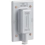 Killark® FST Device Box Cover With Gasket, Toggle Switch Cover, Cast Aluminum
