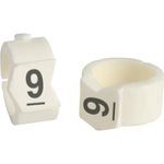 Brady® SCN36-9 Clip Sleeve™ Pre-Printed Wire Marking Sleeve, 0.362 to 0.413 in Wire, Nylon, 9 Legend