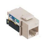 PREMISE WIRING NETSELECT® NEXTSPEED® NSJ5ELA 8-Position Universal Wiring Modular Jack, Cat 5e Module, Threaded Mounting
