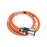 Rockwell Automation SpeedTEC Cable, Motor Power With Brake Wires, SpeedTec DIN Connector, Drive-end, Flying-lead, 10 AWG, Standard (Non-Flex), 2 Meters