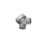 Crouse-Hinds Condulet® LBY35 Service Entrance Elbow, 90 deg, Feraloy Iron Alloy, 1 in Trade, Electrogalvanized