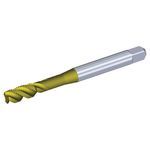 Kennametal® 5211988 Beyond™ T630 High Performance Spiral Flute Tap, Right Hand Cutting Direction, 3/8-24 Thread, Form C Semi-Bottoming Chamfer, Right Hand Flute Direction, 3 Flutes, PVD-TiCN-TiN Coated, HSS-E-PM, No Through Coolant