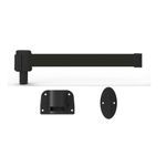 Banner Stakes PL4132 PLUS Wall Mount System, Blank Black Polyester Banner, Includes: 1 PLUS Wall Mount Kit, 1 PLUS Banner Head, Belt Length 15 ft, Suitable for Indoor/Outdoor Use