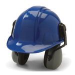 Pyramex® CM6010 Cap/Hard Hat Mount Dielectric Earmuff, 27 dB Noise Reduction, Gray, Specifications Met: ANSI S3.19