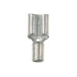 Panduit® Pan-Term® D18-250-C D Series Female Disconnect, 22 to 18 AWG Conductor, 0.25 in W x 0.032 in THK Tab, Sleeve Barrel, Brass, Metallic, Insulated: Non-Insulated