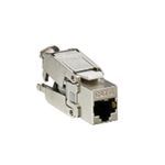 Leviton® 6S180-SH6 Cat 6 High Density Shielded Connector Jack, Surface Mounting, 1 Ports, Die Cast Zinc