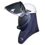 ArcGuard® H65UW20LFS Lift Front Shroud, Navy Visor, 13.5 oz UltraSoft® Visor