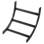 Hubbell Wiring Device-Kellems NEXTFRAME® HLI1290B 90 deg Inside Radius Heavy Duty Ladder Rack Tray, 12 in W Tray, Steel