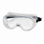 Pyramex® G201 Perforated Protective Goggles, Anti-Fog/Scratch-Resistant Lens Coating, Clear Lens, Polycarbonate Lens, 99 % UV Protection, Specifications Met: ANSI Z87.1-2003