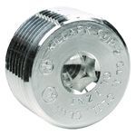 Killark® PLUG3 Recessed Blanking Plug, 1 in For Use With: Rigid/IMC Conduit, Steel, Zinc Plated