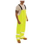 Tingley Icon™ O24122-2X 2-Piece Breathable Waterproof Bib Overall, 2XL, Fluorescent Yellow/Green, Polyester/Polyurethane, 32 in Inseam Length