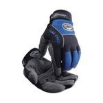 Caiman® 2950-6 Multi-Purpose Gloves With AirMesh™ Back, XL, Padded Synthetic Leather Palm, Blue