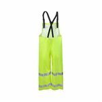 Tingley Vision™ O23122-LG Breathable Waterproof Bib Overall, L, Lime, Polyester/Polyurethane, 30 in Inseam Length