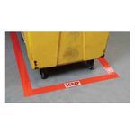 Brady® ToughStripe® 104343 Non-Reflective Floor Marking Tape, 100 ft L x 3 in W, Red, B-514 Polyester