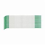Brady® SCN09-MINUS Clip-Sleeve™ SCN Pre-Printed Wire Marker, 0.098 to 0.11 in Wire, - Legend, Black Legend, White Marker, Nylon