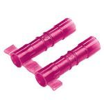Panduit® Reel Smart™ Termo™ BSP18-3K Butt Splice, 22 to 16 AWG Conductor, 0.96 in L, Brazed Seam Barrel, Premium Nylon, Red
