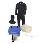 ArcGuard® KIT2CV11NGB4X Arc Flash Kit, UltraSoft®, Hazard Risk Category (HRC): 2, Hood/Face Shield Max Arc Flash Protection: 12 cal/sq-cm, Garment Max Arc Flash Protection: 12 cal/sq-cm, Faceshield/Hard Hat/Hood Head/Face Protection, 4XL Garment