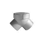 O-Z/Gedney LBY-75 Short Conduit Elbow, 3/4 in Trade, 90 deg Angle, Malleable Iron, Zinc Plated