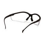 Pyramex® Venture II® SB1810R10 Reader Eyewear, +1.0 Diopter, Clear Lens, Black Frame, Nylon 6.6/Polycarbonate Frame, Polycarbonate Lens, 99 % UV Protection, Specifications Met: ANSI Specified