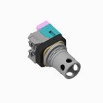 Allen-Bradley 800T-PAT16 800T PB, 30mm Momentary Push Button, Transformer, 120V AC 50/60 Hz, Dual Input Incandescent, Extended Head w/ Guard, No Lens Cap, No Guards on Terminals, 1 NO 1 NC Standard Contacts, Device w/ Pkg