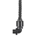 Wiring Device-Kellems CG40890NM Form 2 Non-Metallic Standard Deluxe Cord Grip With Nylon Mesh, 1/2 in Trade, 1 Conductor, 3/8 to 1/2 in Cable Openings, Nylon
