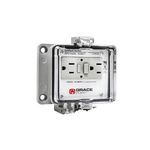 GracePort H-RF0-K3 PANEL INTERFACE CONNECTOR, PANEL MOUNT HOUSING, UL TYPE 4, GFCI INSIDE-OUTLET, NO CB