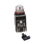 Rockwell Automation 800MR-HH2BBK Non-Illuminated Selector Switch, 2NO-2NC Contact Configuration, 2-Position Selector Switch Operator
