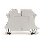 Rockwell Automation 1492-J IEC Terminal Block, One-Circuit Feed-Through Block, 2.5 mm (# 24 AWG - # 12 AWG), Selectable component plug-in device, Gray (Standard),