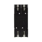 Bussmann H60100-2CR H600 Fuse Block, 600 VAC/VDC, 61 to 100 A, Class H, 8 to 1/0 AWG Wire, 2 Poles