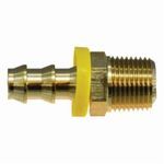 Midland Industries 30204 Adapter, Adapter, 3/8 in, POHB x MIP End Style, CA360 Brass, Import Domestic/Import