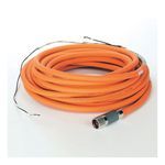 Rockwell Automation SpeedTEC Cable, Motor Power With Brake Wires, SpeedTec DIN Connector, Drive-end, Flying-lead, 12 AWG, Standard (Non-Flex), 15 Meters
