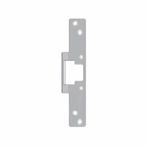 hes® 10760051 Flat Electric Strike Faceplate With Radius Corner, 12/24 VAC/VDC, 240/120 mA, 1500 lb Holding Force, For Use With: 8000 Series Electric Strike and Cylindrical Lockset with Latchbolts up to 5/8 in Throw, Aluminum/Wood Frame