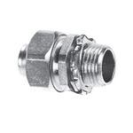 O-Z/Gedney 4Q-75TG 4Q-TG Straight Liquidtight Conduit Connector With Locknut, 3/4 in Trade, Malleable Iron, Galvanized