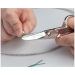 Jonard Tools® ES-1964DS Electrician's Scissor, 1-3/4 in Length of Cut, 5-1/8 in OAL, Blunt Tip, Serrated Edge