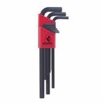 Bondhus® 12199 Long Key Set, Measurement System: Metric, 9 Piece, 1.5 to 10 mm Hex, L-Handle Handle, ProGuard™