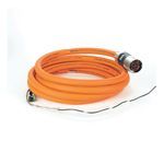 Rockwell Automation SpeedTEC Cable, Motor Power With Brake Wires, SpeedTec DIN Connector, Drive-end, Flying-lead, 8 AWG, Standard (Non-Flex), 4 Meters