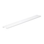 Panduit® FiberRunner® HC2BL6 Hinged Wiring Duct Cover, 6 ft L x 2.29 in W x 0.44 in H, Lead-Free PVC, Black