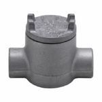 Crouse-Hinds Condulet® GUAC16 Type E Dust-Ignitionproof Explosionproof Raintight Conduit Outlet Box With Cover, 1/2 in, 3 in Cover Opening, 13.3 cu-in Capacity, Electro-Galvanized/Aluminum Acrylic Painted