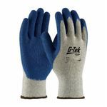 G-Tek® GP™ 39-C1300-L Premium Grade Work Gloves, Coated Glove, Seamless Style, L, Latex Palm, Latex, Blue/Gray, Knit Wrist Cuff, Latex Coating, Resists: Abrasion, Cut, Puncture and Tear, Cotton/Polyester Lining