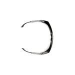 Pyramex® SB420S Integra® Single Lens Safety Glasses, Scratch-Resistant Lens Coating, Gray Lens, Black Frame, Nylon 6.6 Frame, Polycarbonate Lens, Specifications Met: ANSI Z87.1