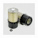 Donaldson® P775749 Primary Finned Air Filter, 2.48 in ID x 4.09 in OD, 8.03 in H, Cellulose
