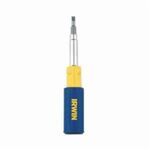 Irwin® Vise-Grip® 2051100 9-in-1 Multi-Bit Screwdriver, Measurement System: Imperial, 9 Piece, Ergonomic/ProTouch™ Slip-Resistant Grip Handle, S2 Steel
